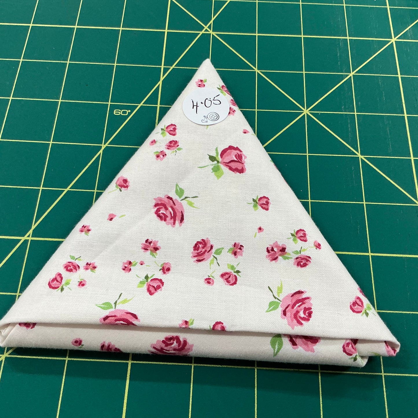 Pink Roses on Cream - Stolen Moments - Fat Qtr