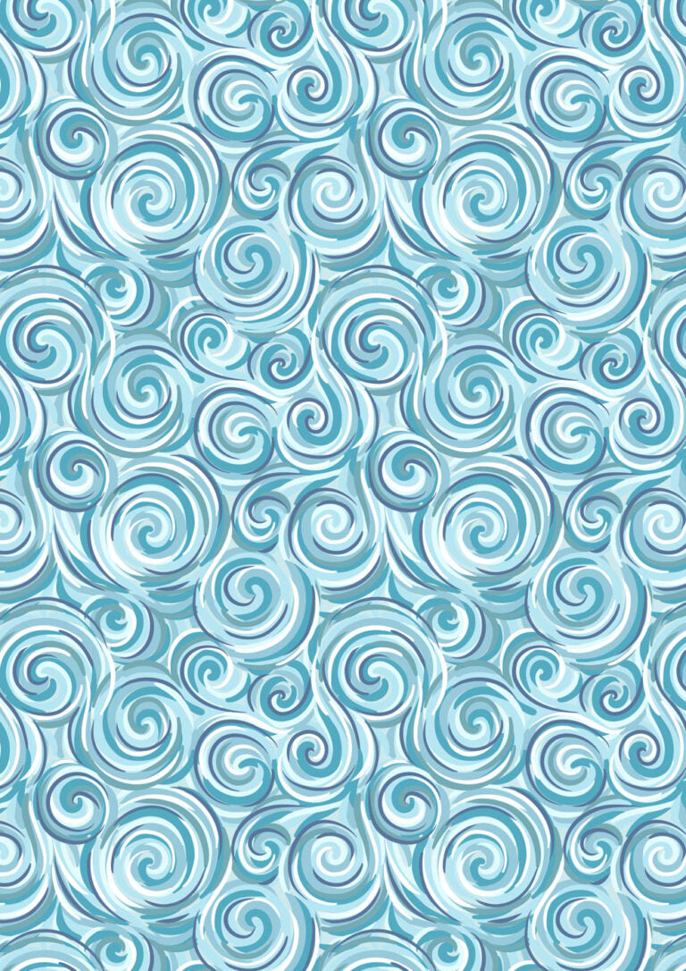 Northern Lights - Swirl Blue (Pearl)