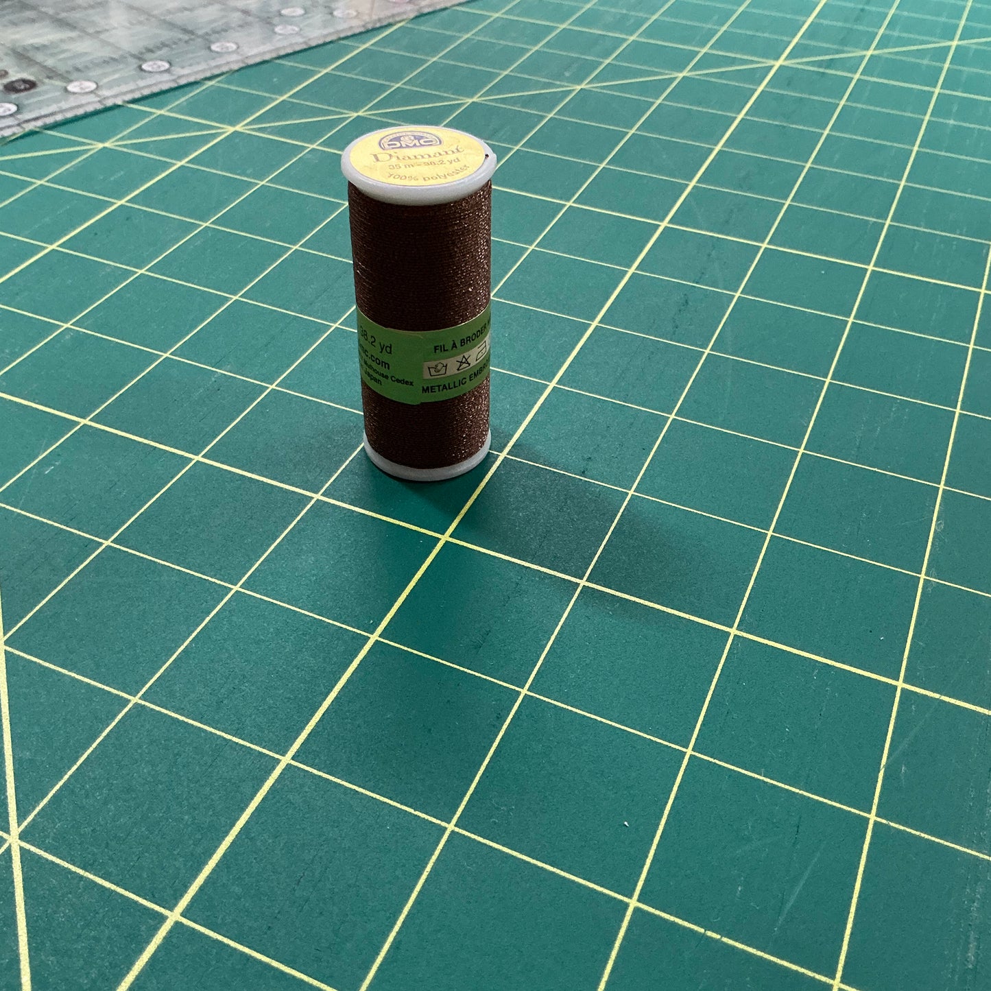 DMC Diamanté Metallic Thread - Brown
