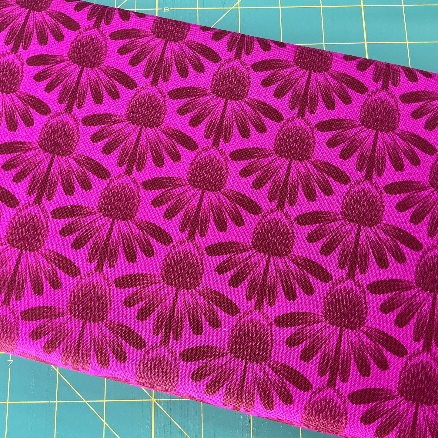 Echinacea (Coneflower) Magenta - Fat Qtr