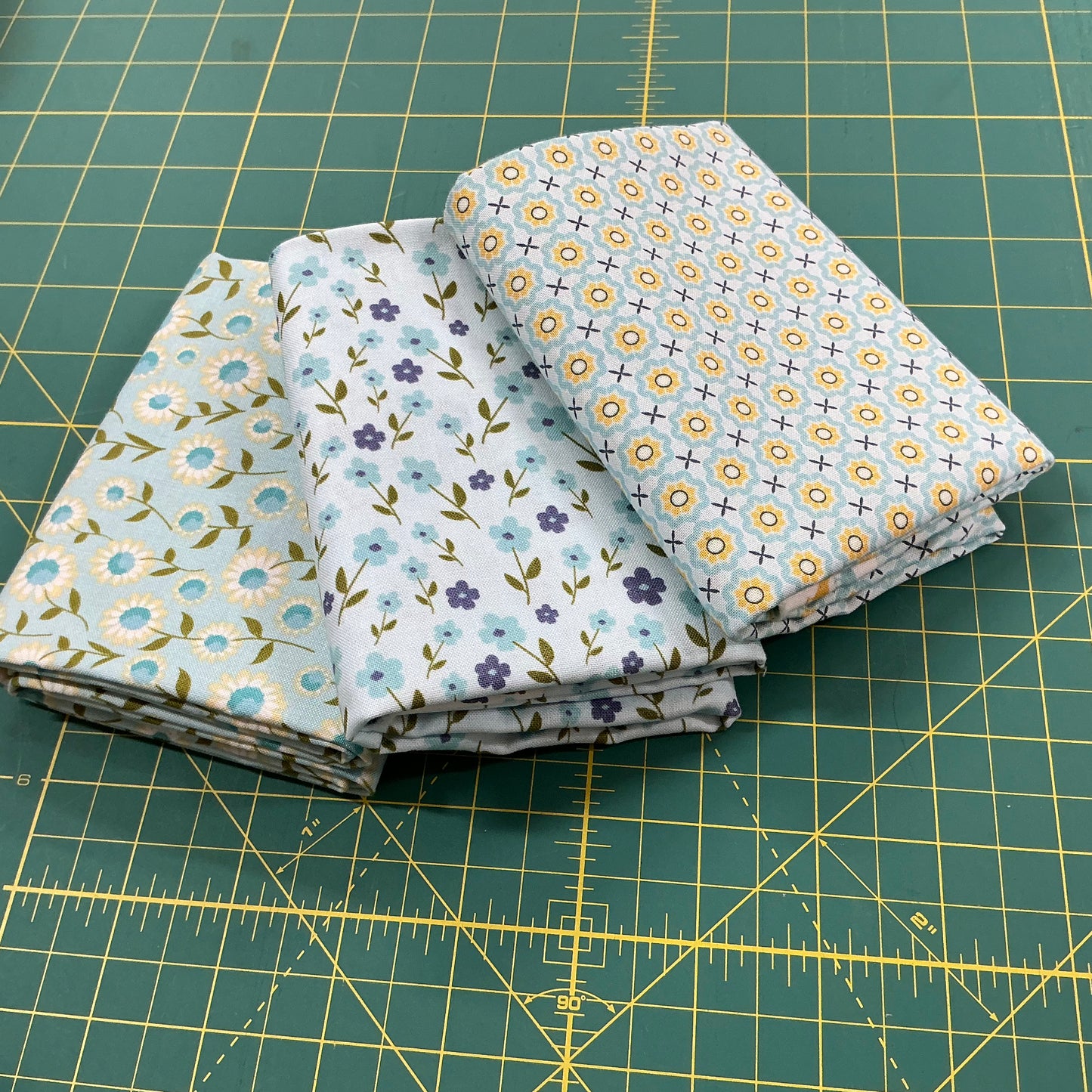 Poppie Cotton Blues - Half Mtr Bundle