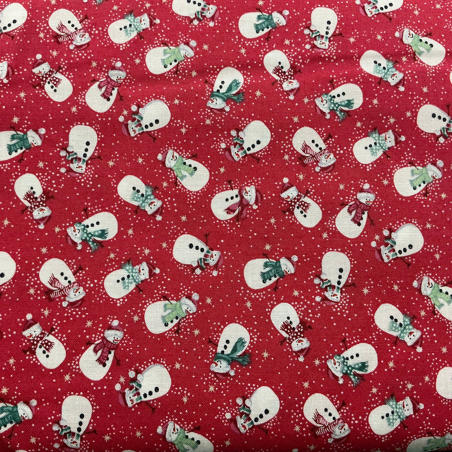 Snowmen - Red - Country Christmas