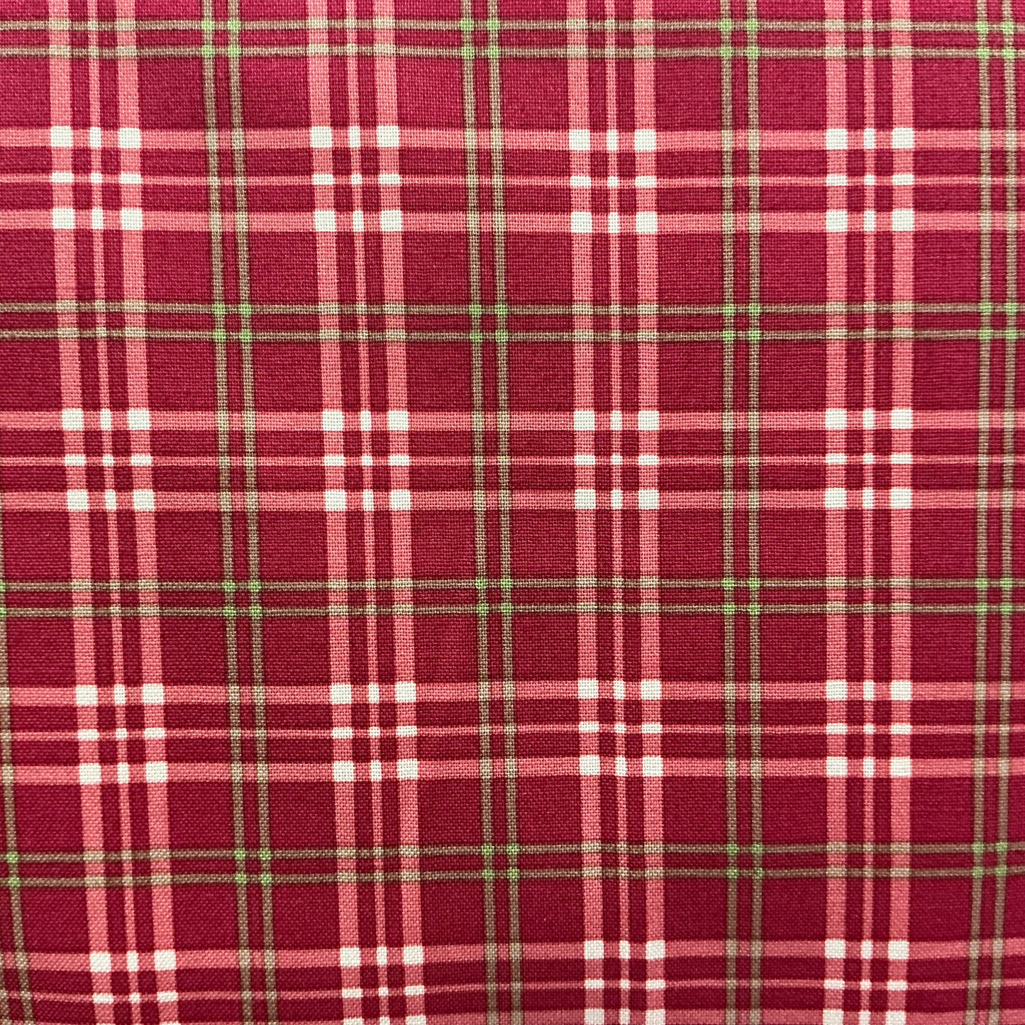 Pyjama Plaid - Cranberry - Jingle Bell