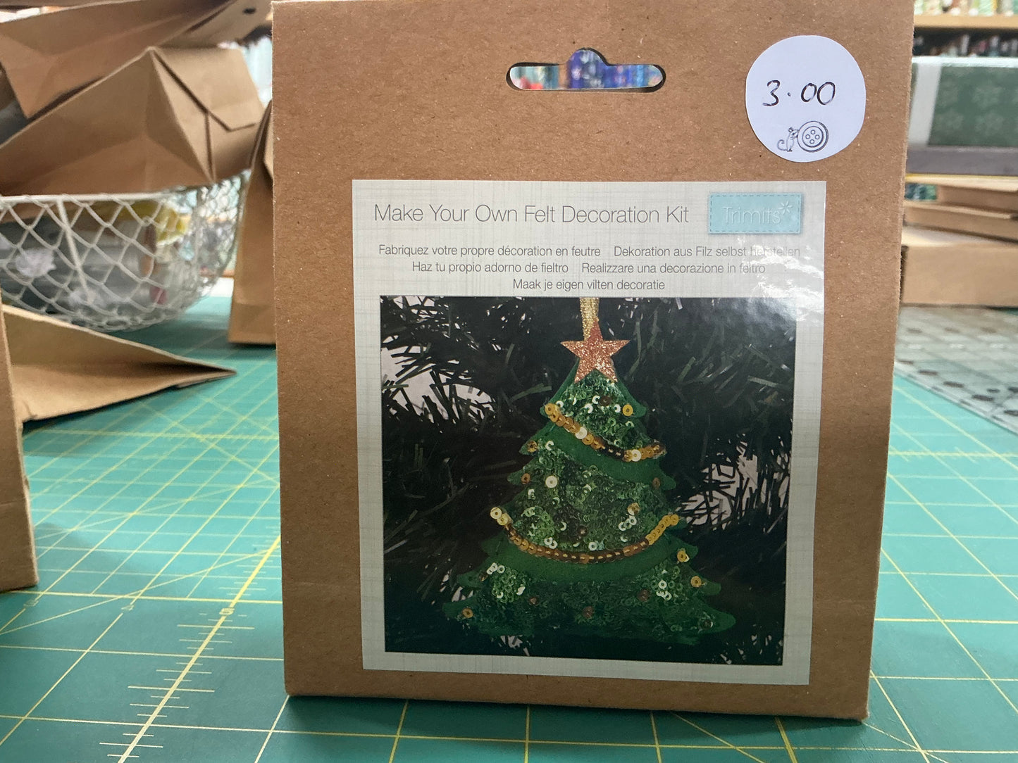 Sequin Tree - Felt Decoration Kit