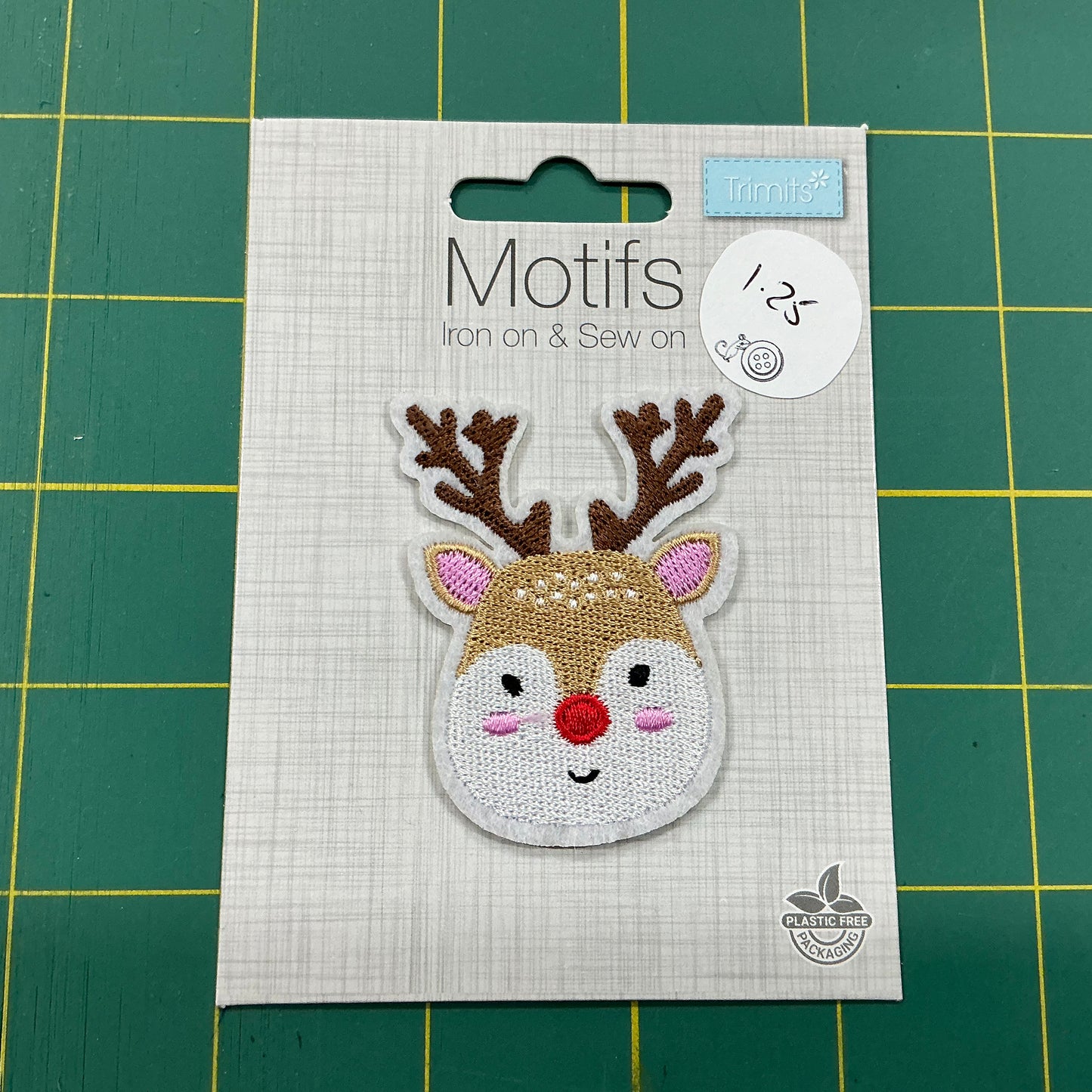 Reindeer Motif - Sew on or Iron on