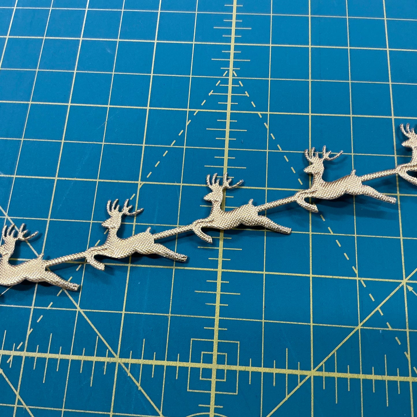 Gold Reindeer Trim