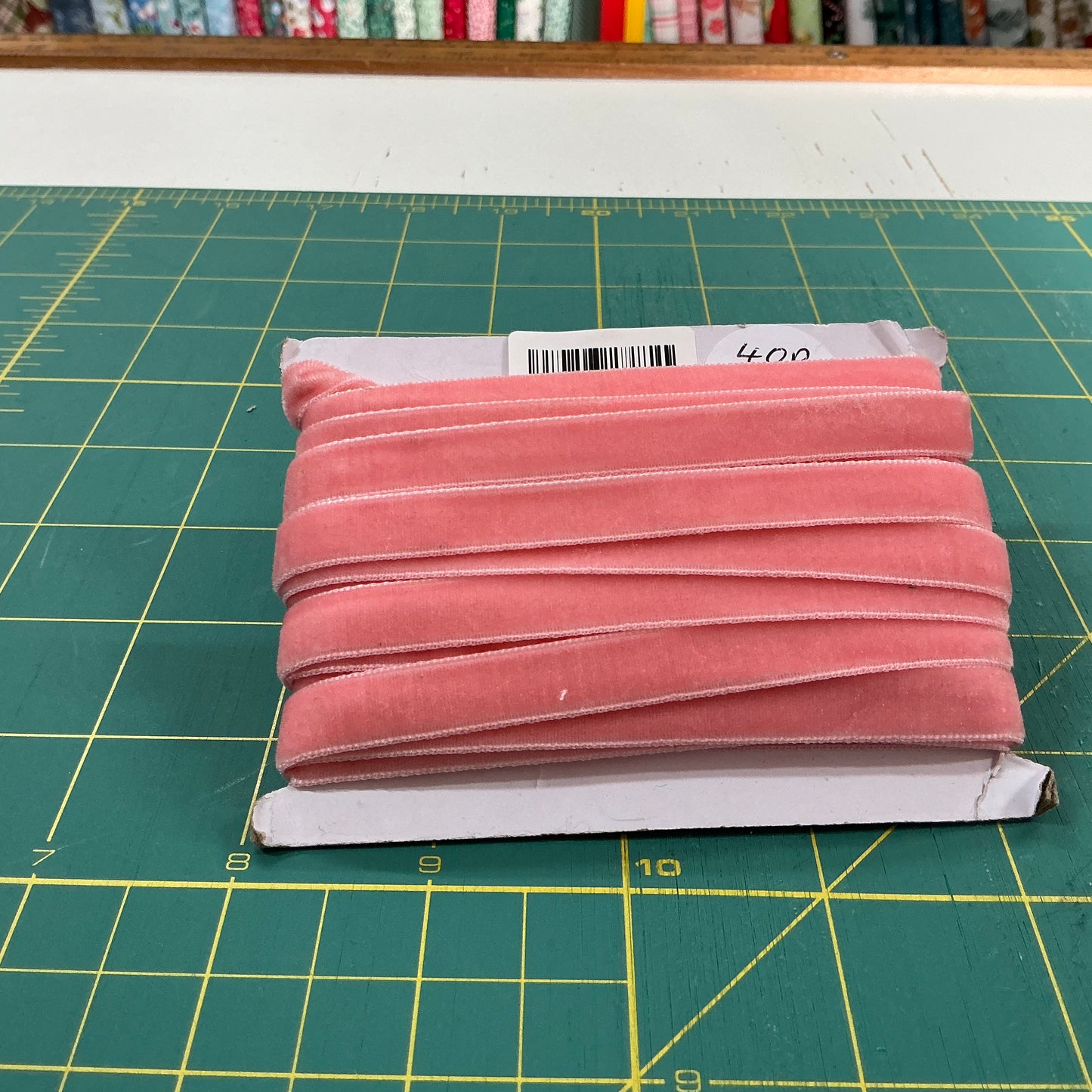 Velvet Ribbon - Medium Pink - 10mm