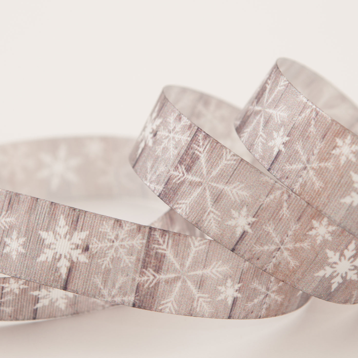 Snowflakes Ribbon 15mm