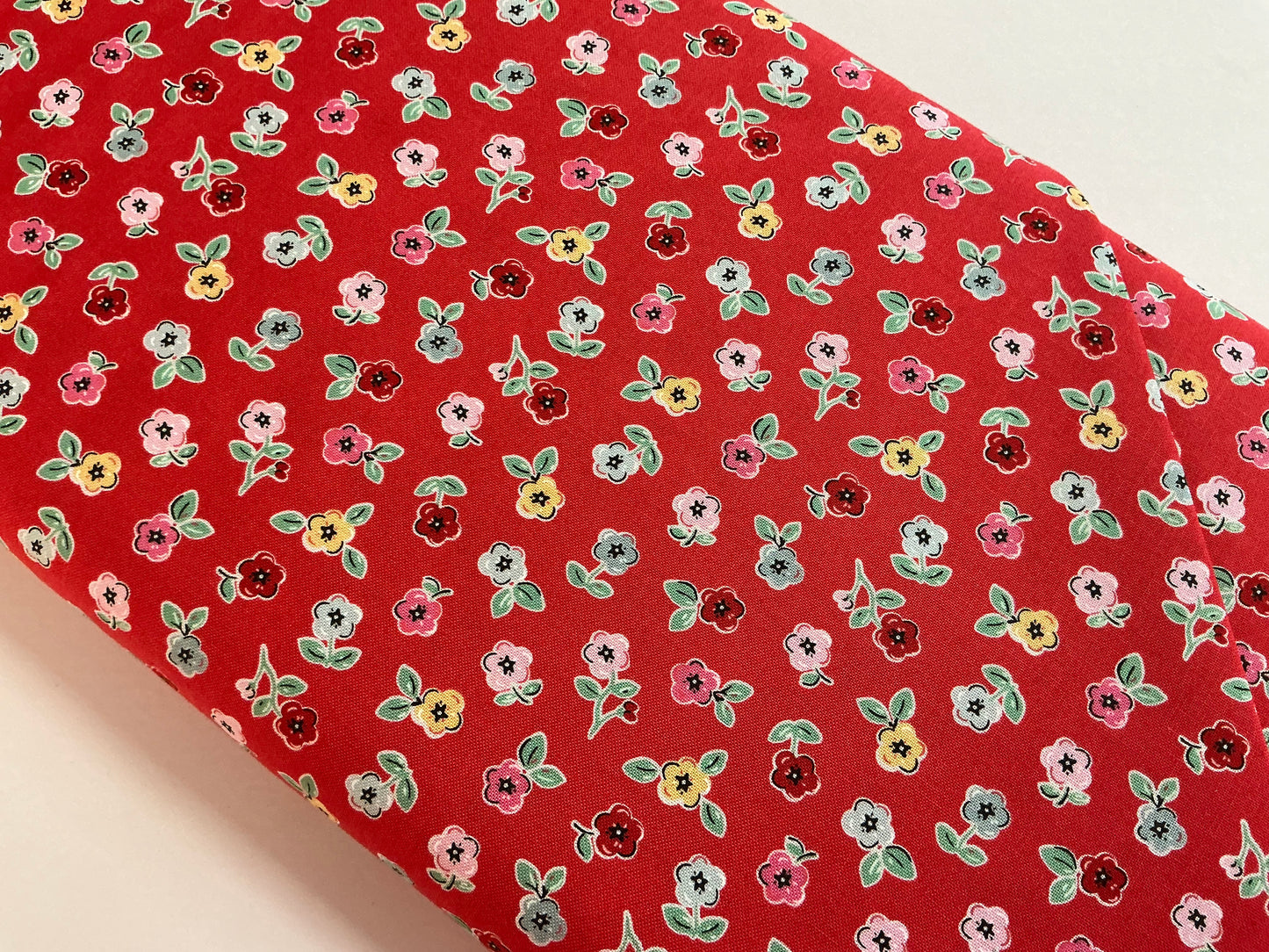 Cheery Florals Red