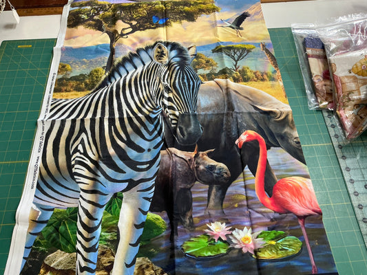 Savanna animals Panel