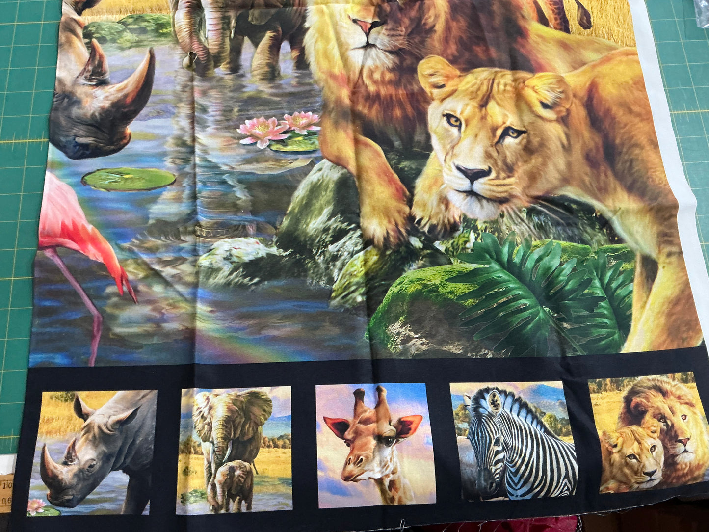 Savanna animals Panel