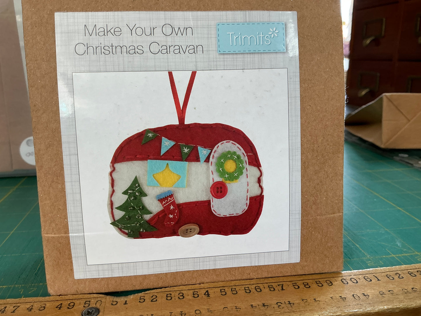Make A Christmas Caravan Decoration
