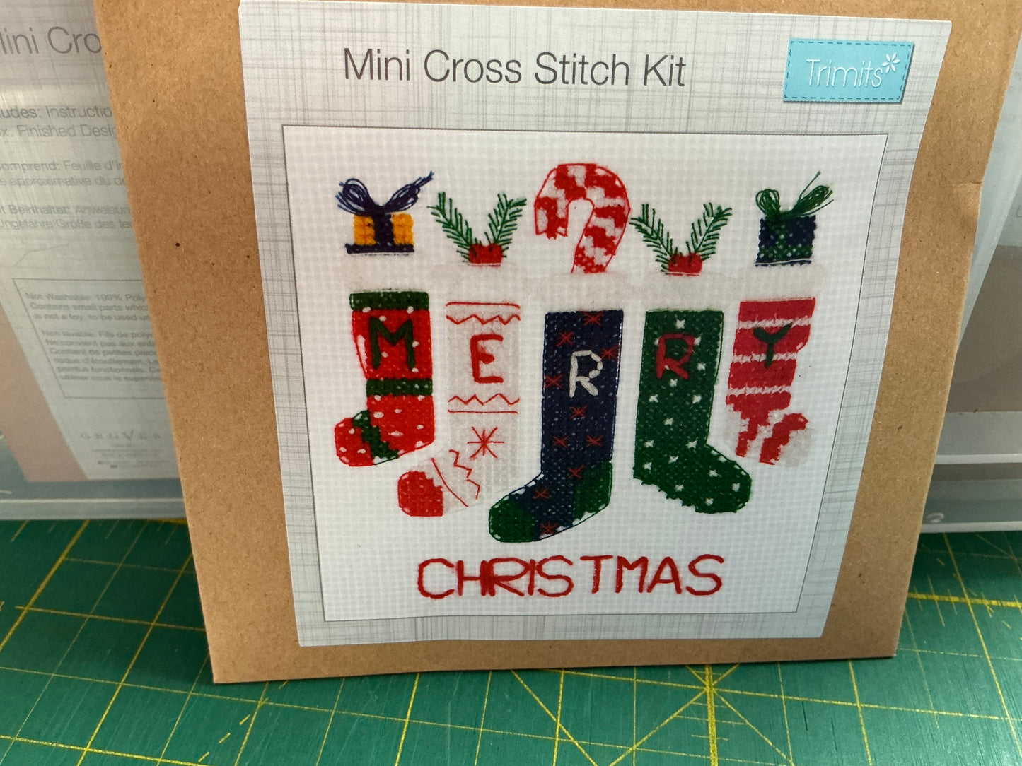 Christmas Stockings - Mini Cross Stitch Kit