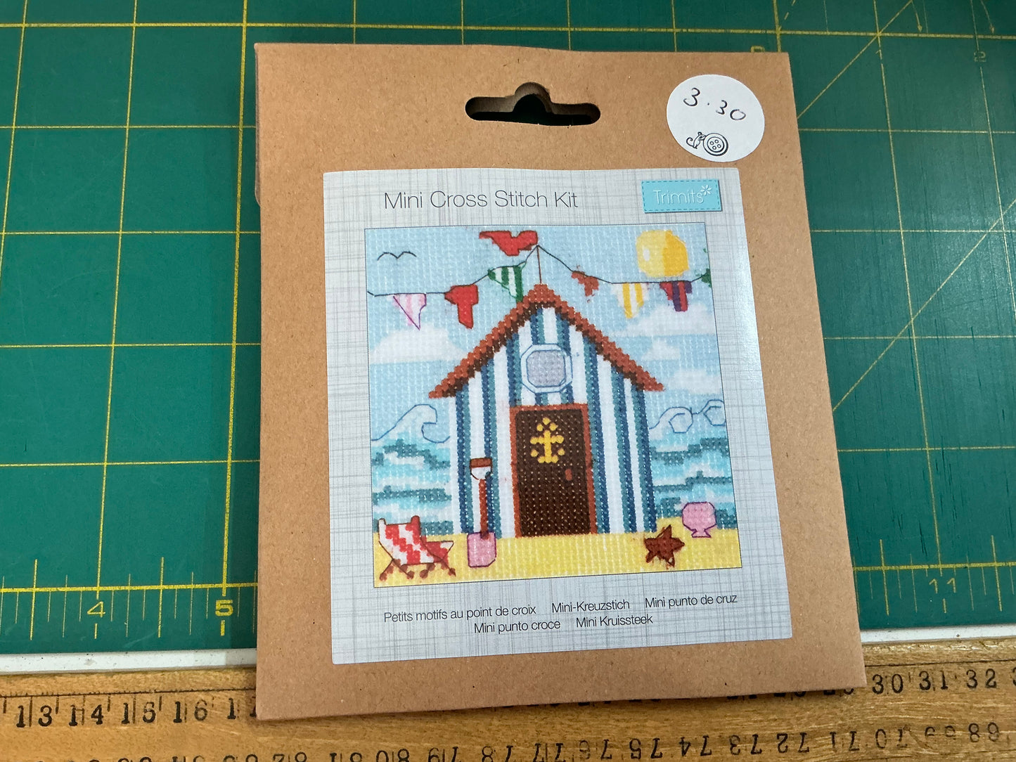 Beach Hut - Mini Cross Stitch Kit