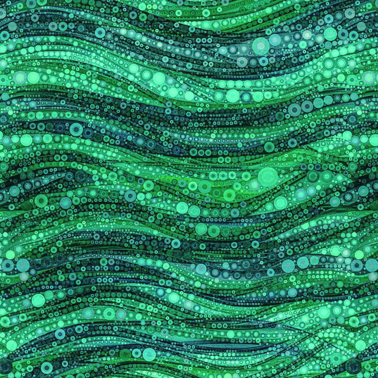 Abstract Circles - Teal