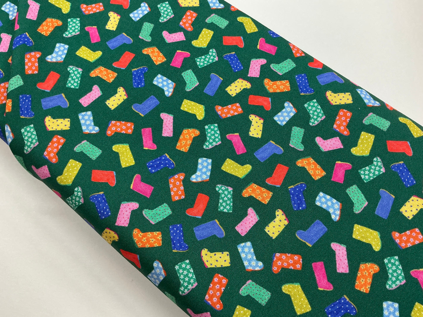 Wellingtons on Green - Splash
