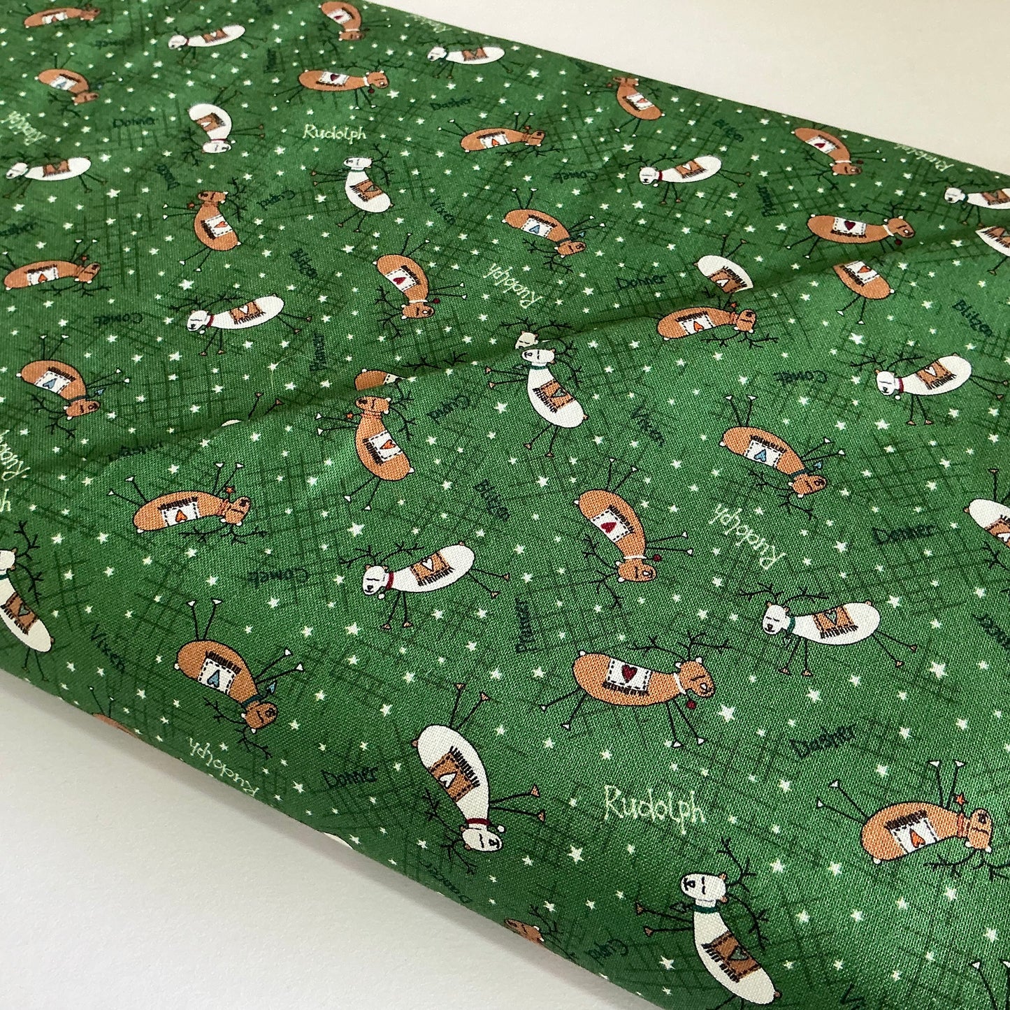 Reindeer on Green