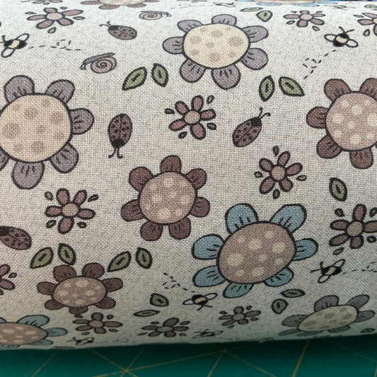 Moonflower - Cream - Lynette Anderson - Extra Wide