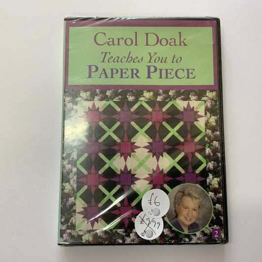 Dvd Carol Doak Teaches You To Paper Piece