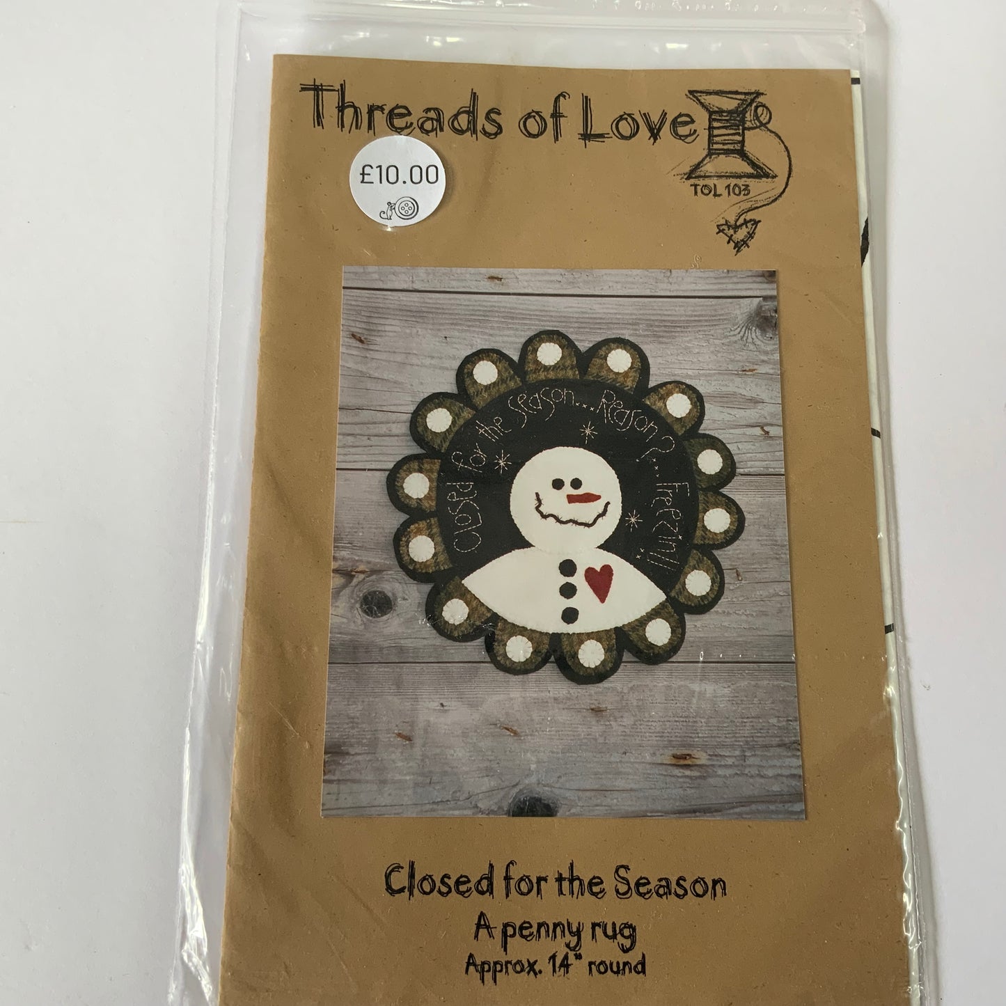 Christmas Penny Rug