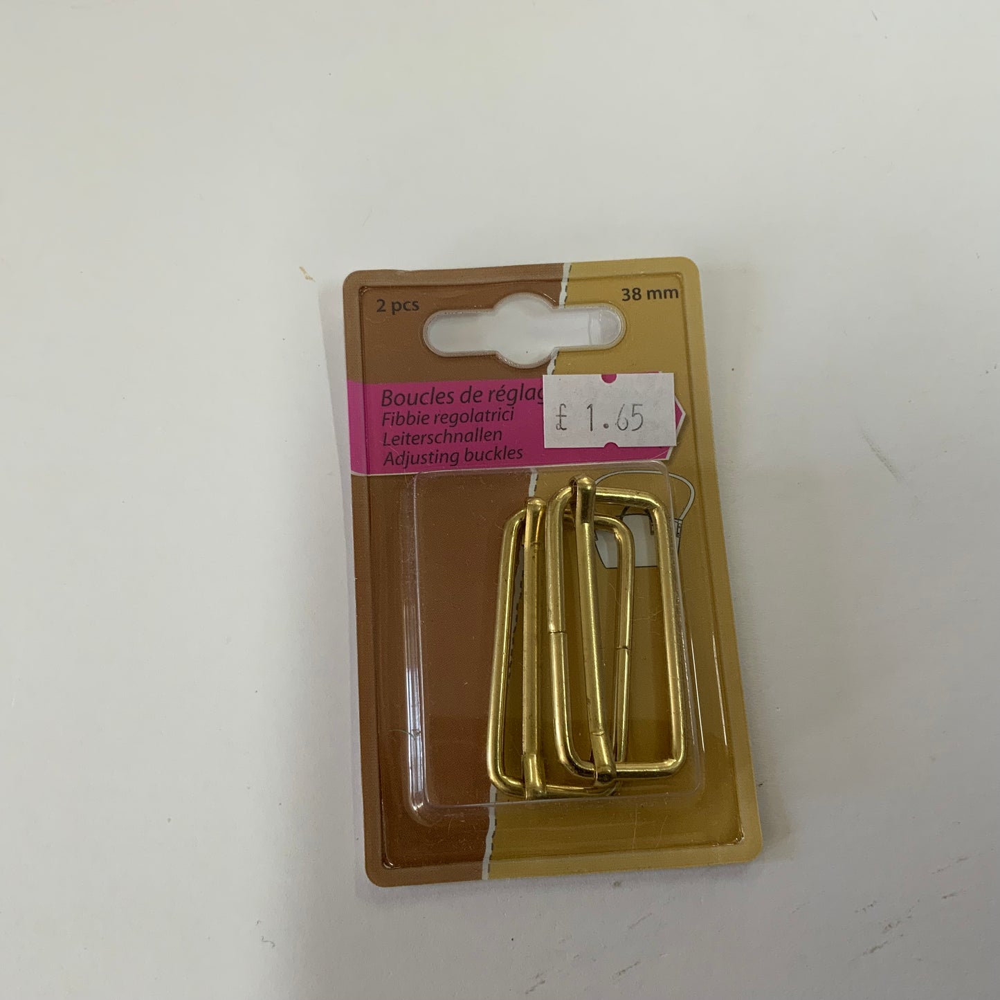 Adjusting Bag Buckles 38Mm Gold (2)