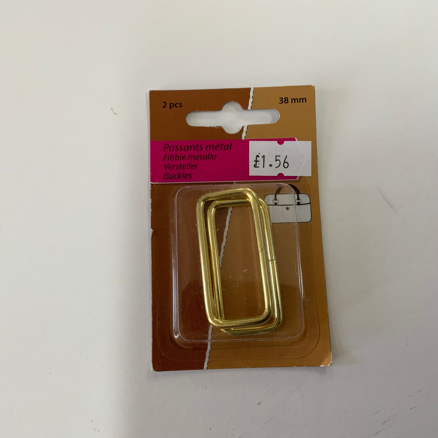 Bag Buckles 38Mm Gold (2)