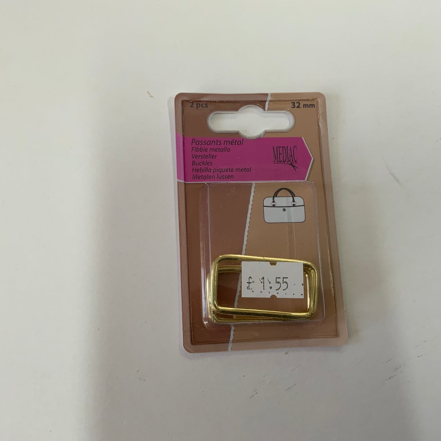 Bag Buckles 32Mm Gold (2)