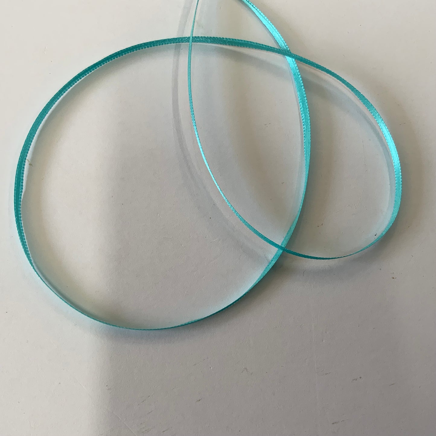 3mm Pale Aqua Double Sided Satin Ribbon