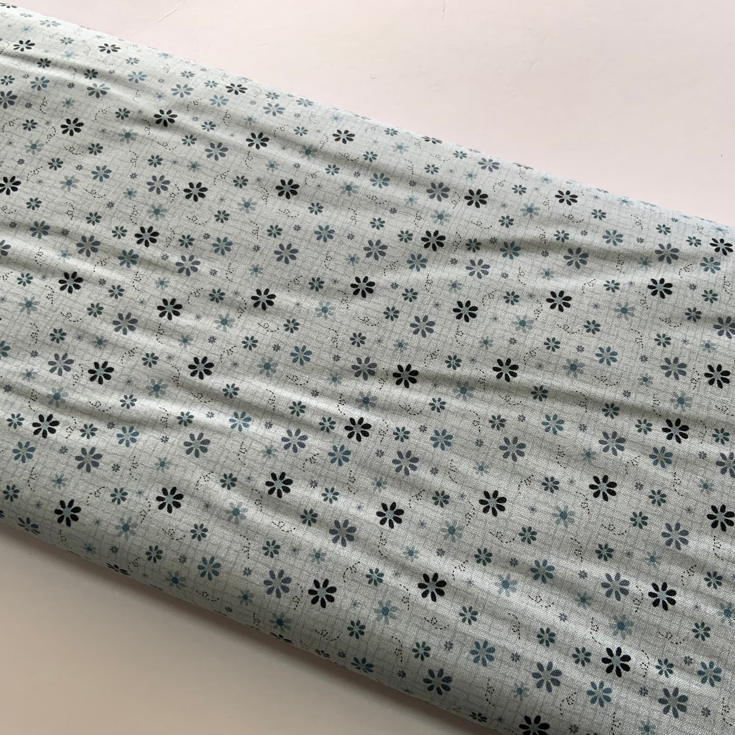 Flowers scattered on Light Blue - Something Borrowed Something Blue