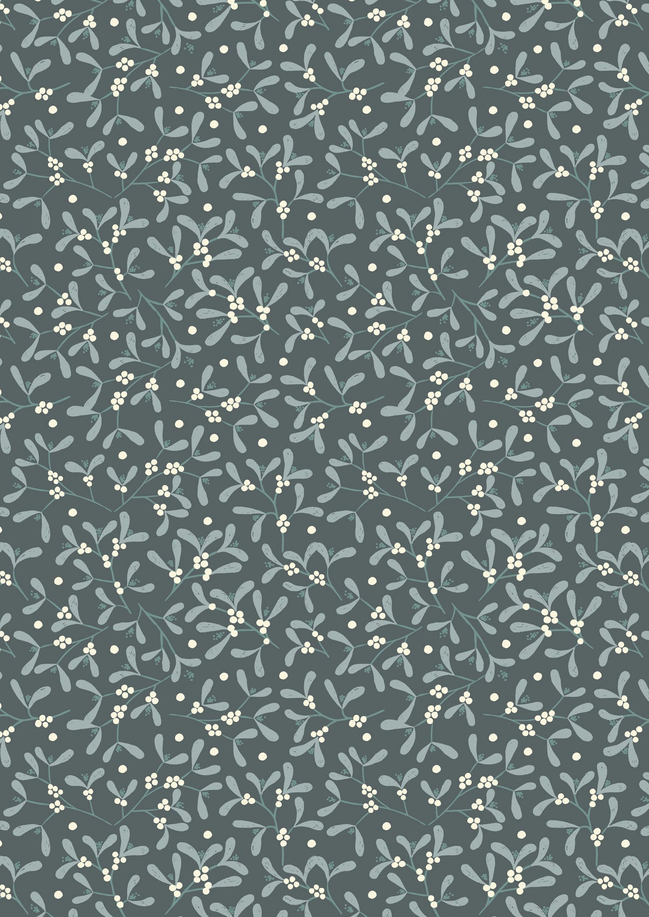 Mistletoe on Dark Grey