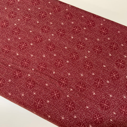 Snowflakes & Stars - Red - Hollyberry Christmas