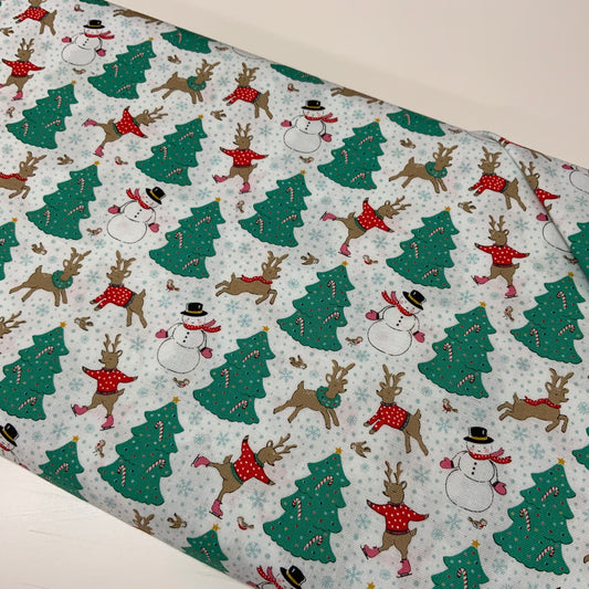 Oh What Fun - Reindeer, Snowmen & Trees