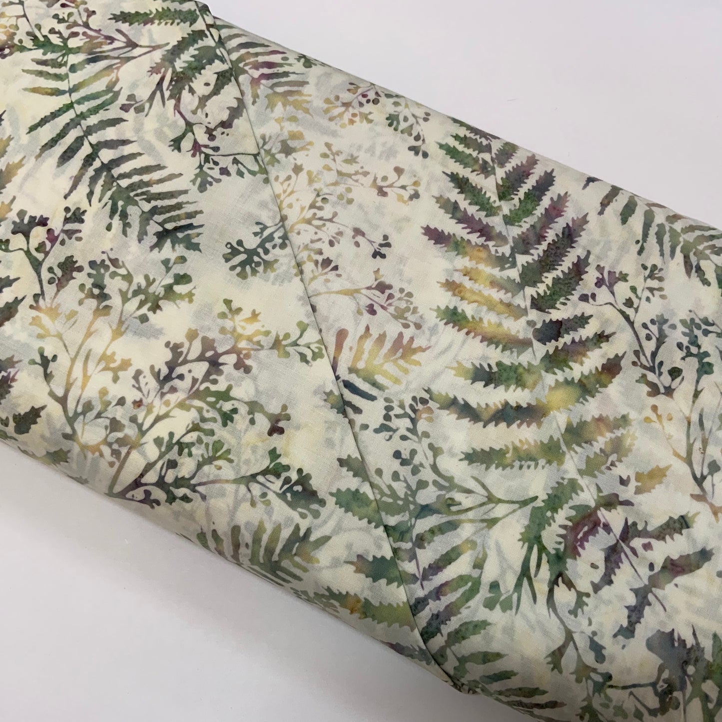 Ferns on Cream - Hoffman Batik