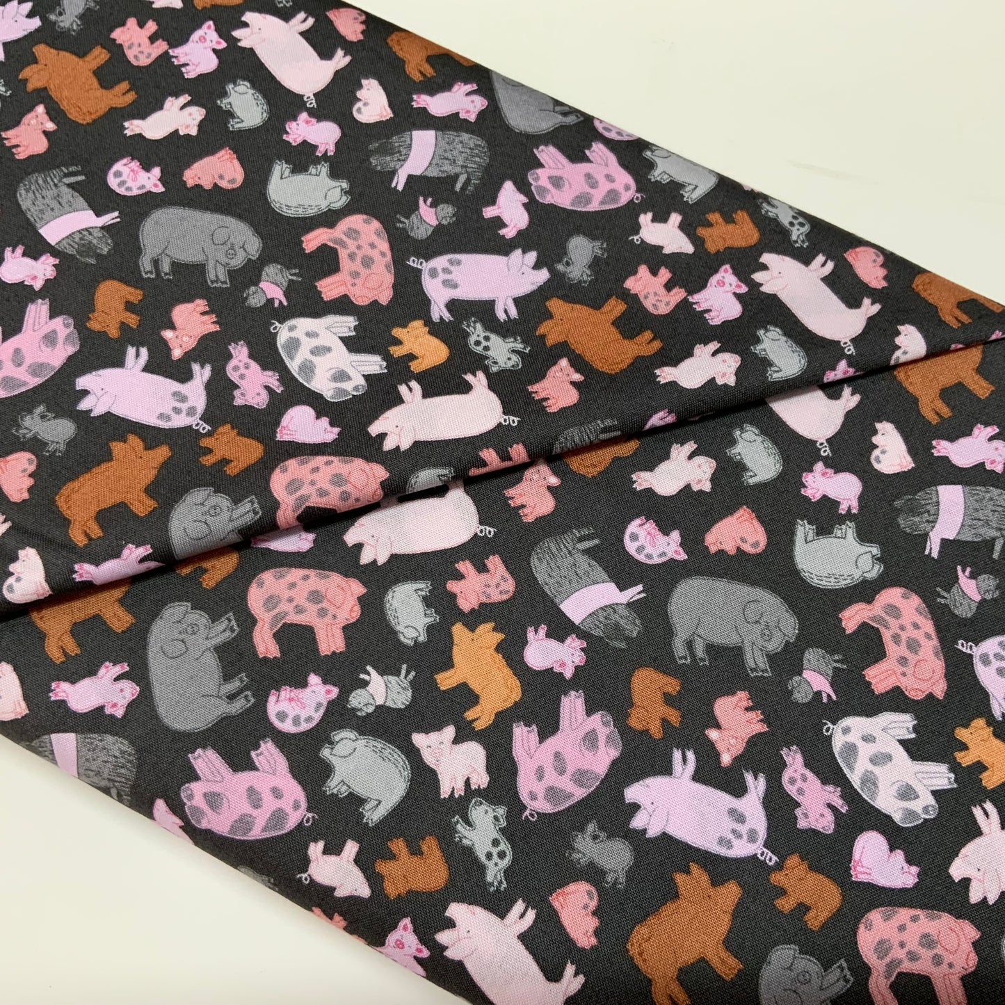 Pigs on Dark Background