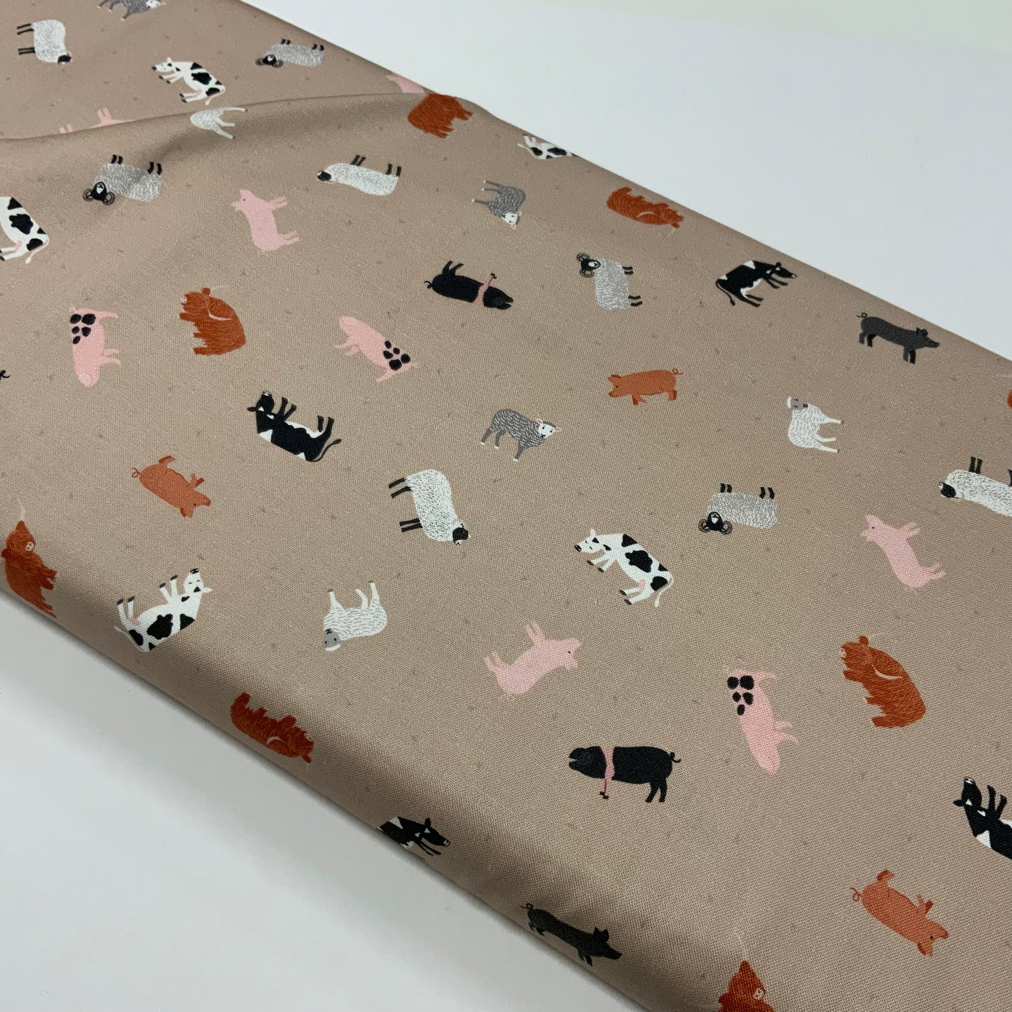 Farm Animals on Jute