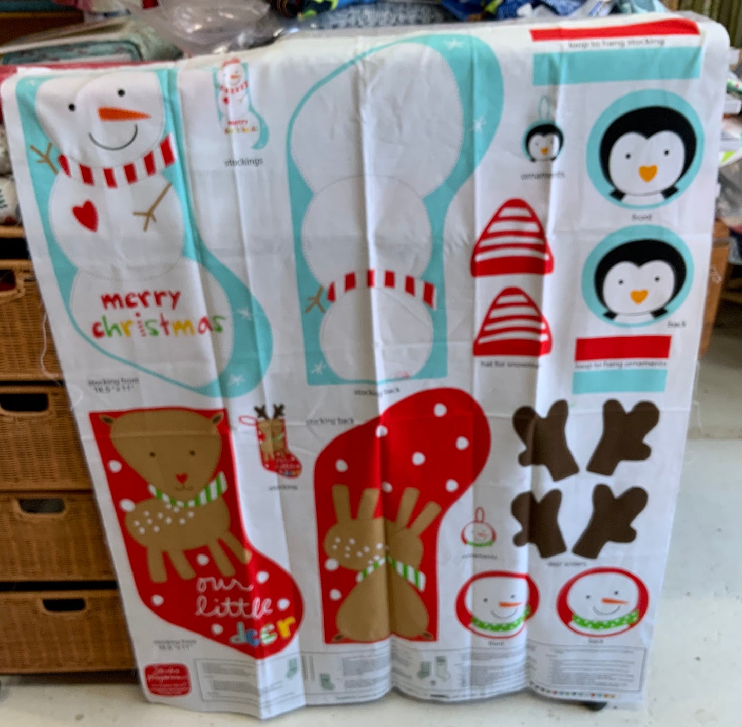 Snowflakes & Stars - Red - Hollyberry Christmas
