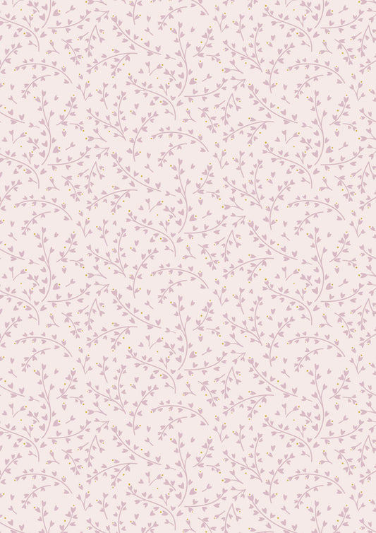 Natures Gifts on Light Pink - Floral Song
