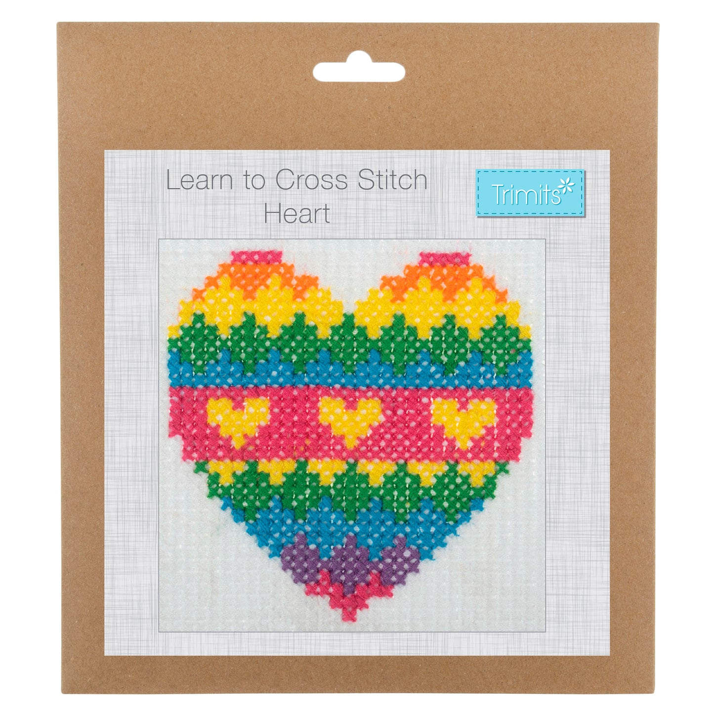Heart Learn to Cross Stitch - Kit