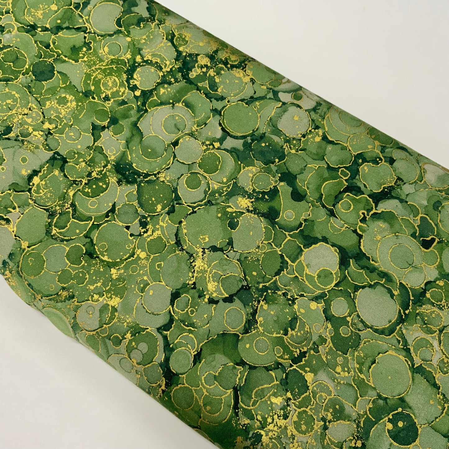 Midas Touch - Green - Bubble Texture