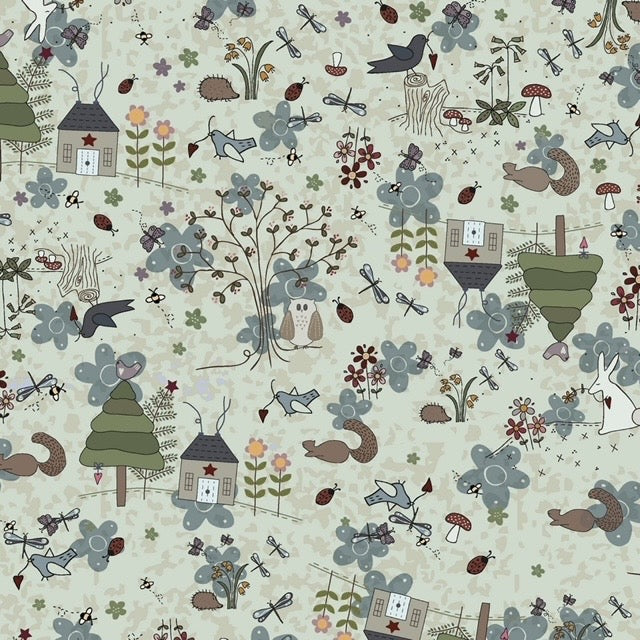 Snowflakes & Stars - Red - Hollyberry Christmas