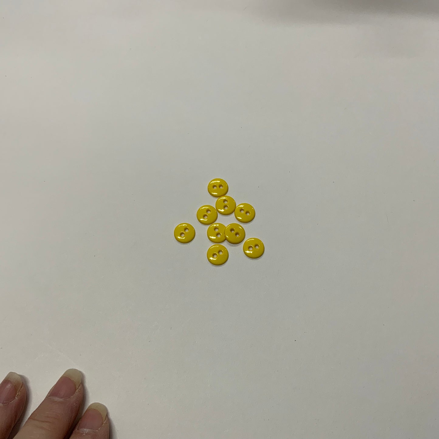 Bright Yellow Buttons