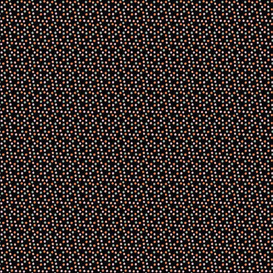 Multicoloured Spots on Charcoal