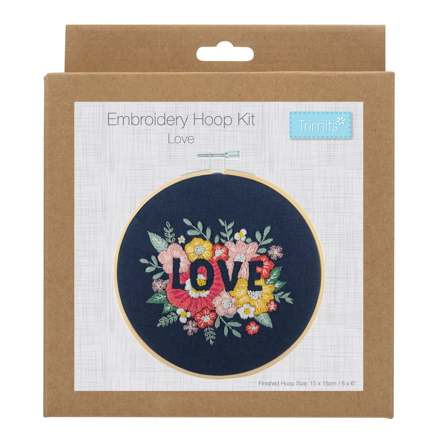 Love Embroidery Hoop Kit