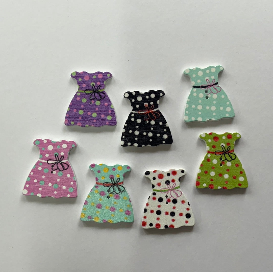 Wooden Dress Buttons