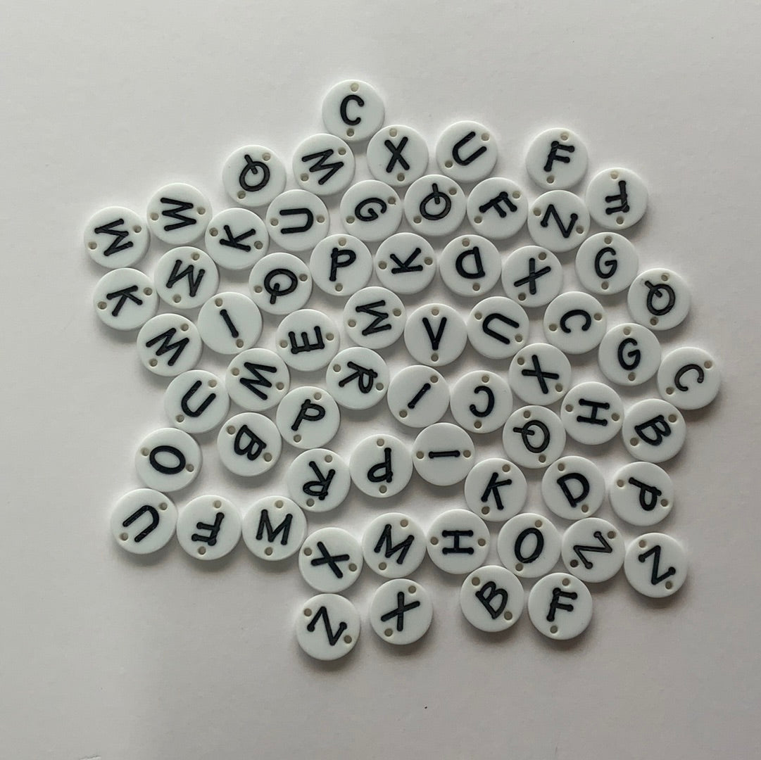Plastic Alphabuttons