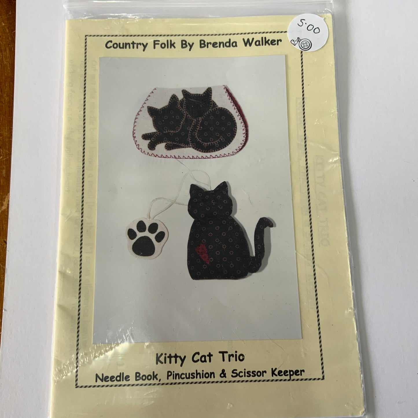Kitty Cat Trio Pattern