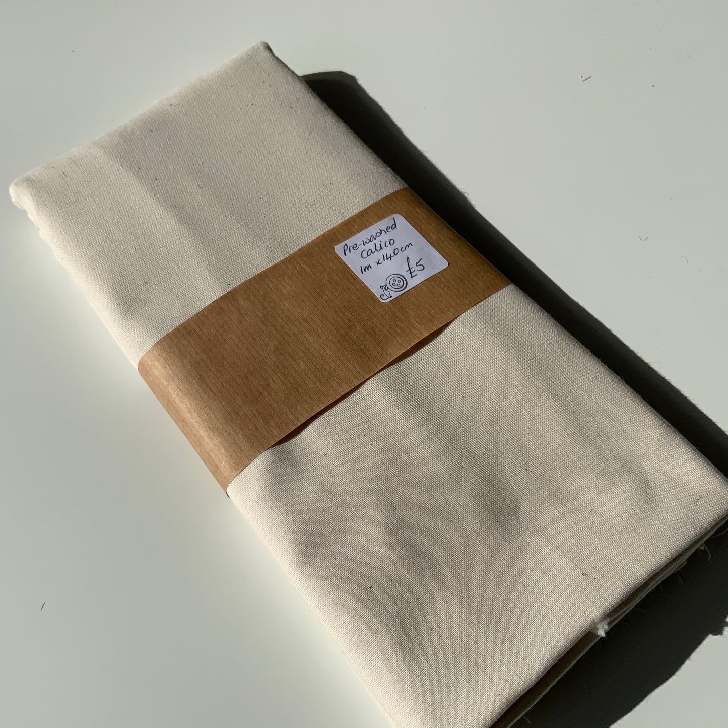 Pre Washed Calico 140Cm Wide