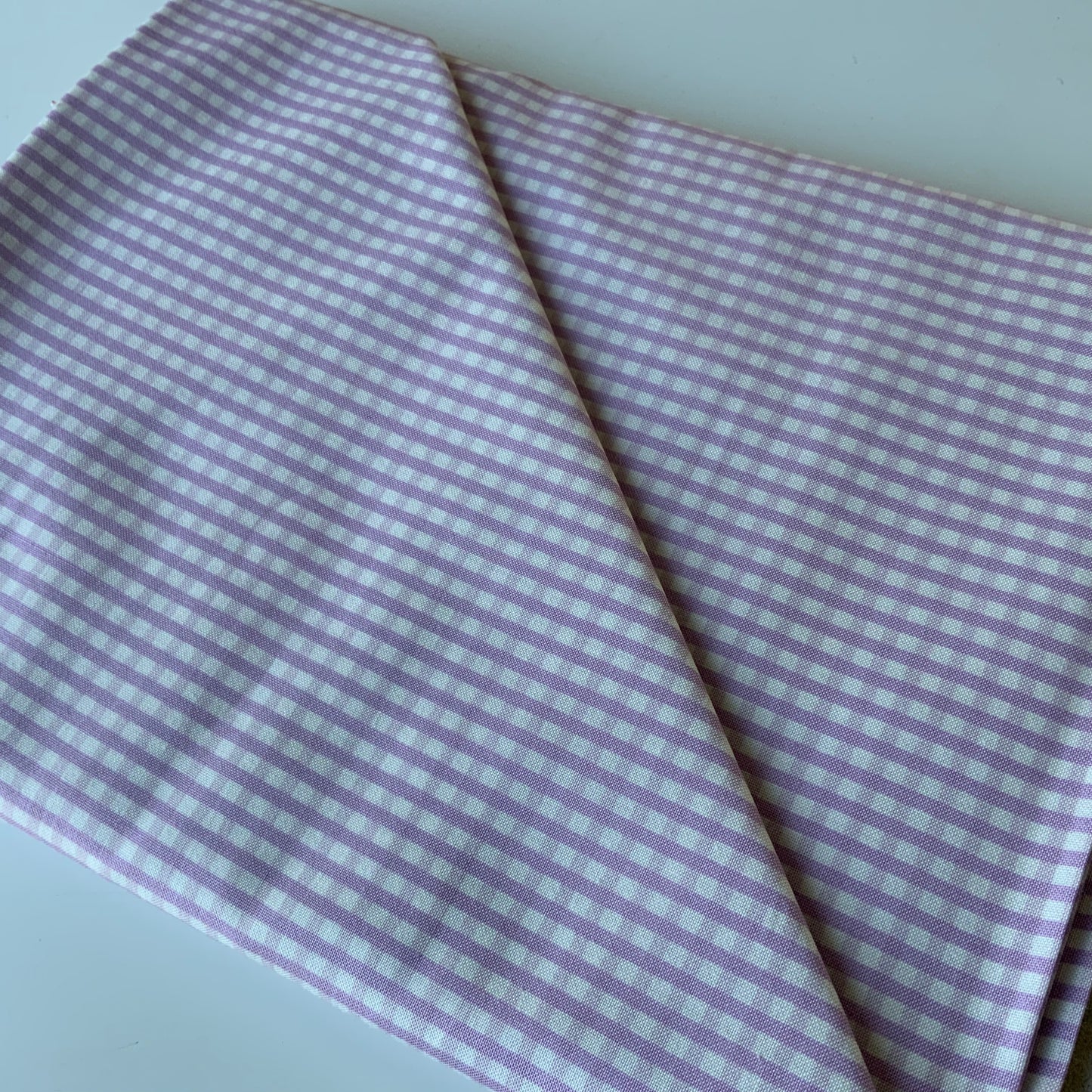 Lilac Gingham Print Queen of the Garden