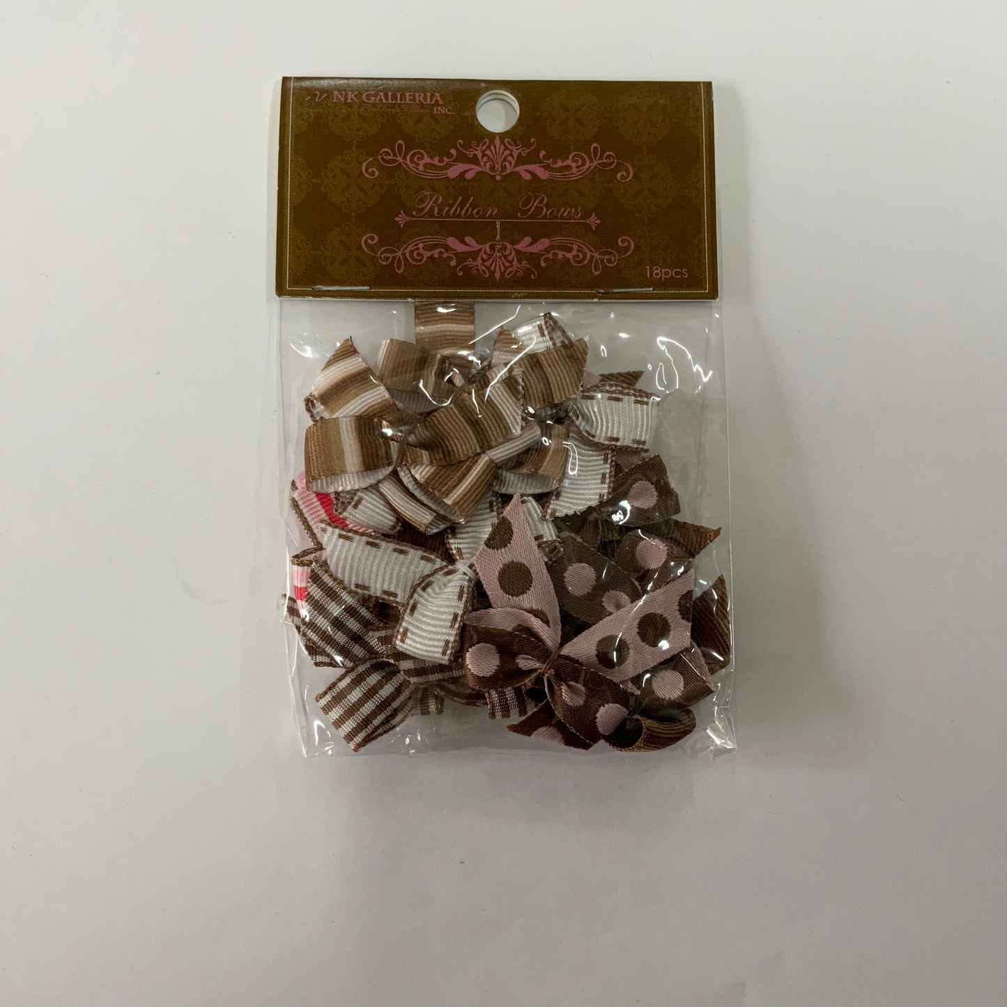 Ribbon Bows - Coffee Brown