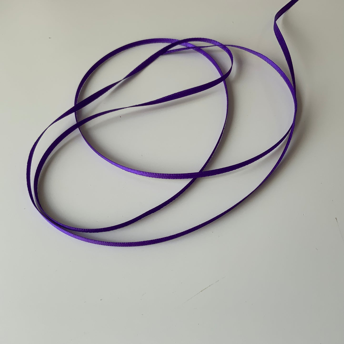 3mm Violet Double Satin Ribbon